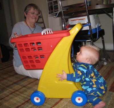 trying out the new cart