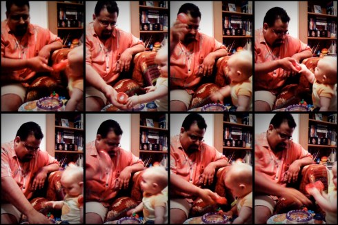 brian and kivrin sharing the red spoon