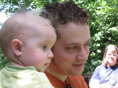 daddy and daughter zoo watching