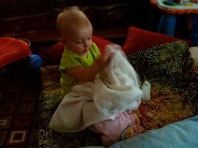 7-26 playing with the dolly