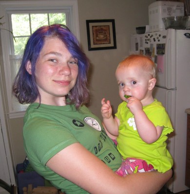 laurel and kivrin hanging out