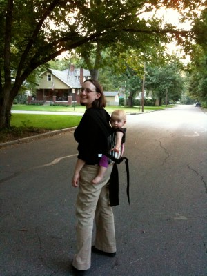 trying out the back carry on the mai tai