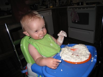 whipped cream cake a success